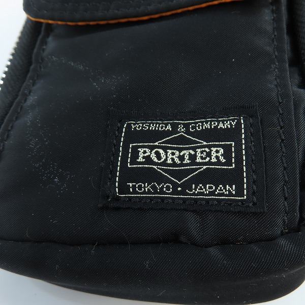 実際に弊社で買取させて頂いた(1)PORTER/ポーター TANKER/タンカー ポーチ ブラックの画像 4枚目