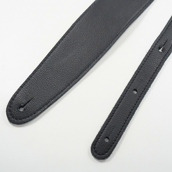 実際に弊社で買取させて頂いたFender/フェンダー レザー調 ギターストラップ ベースストラップ ブラックの画像 3枚目