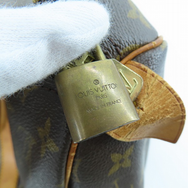 実際に弊社で買取させて頂いたLOUIS VUITTON/ルイヴィトン モノグラム キーポル45 ボストンバッグ M41428の画像 4枚目