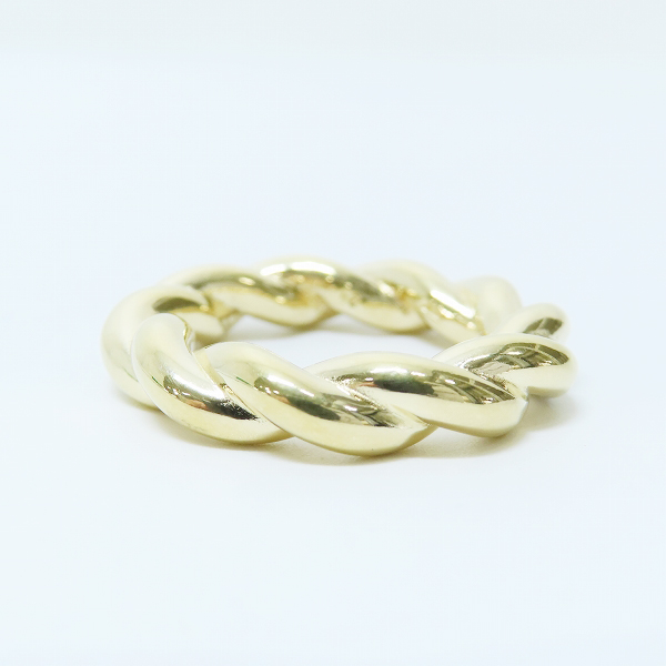 実際に弊社で買取させて頂いたBOTTEGA VENETA/ボッテガヴェネタ Ag925/シルバー925 ツイストリング 665811 VAHU0/20.5号の画像 4枚目