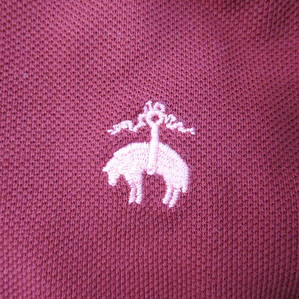 実際に弊社で買取させて頂いた【未使用】Brooks brothers/ブルックスブラザーズ 半袖ポロシャツ レッド/Lの画像 3枚目