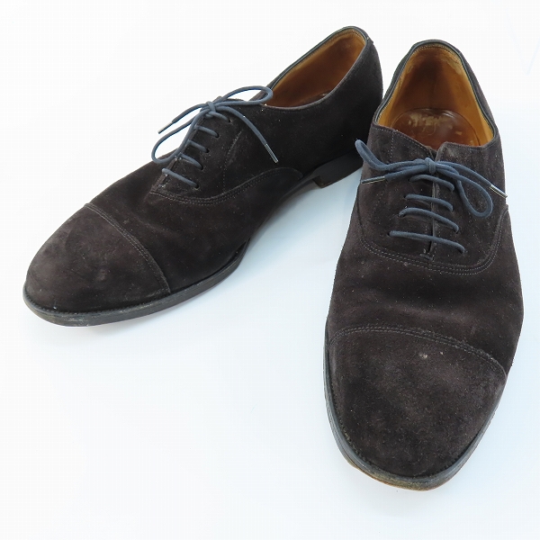 実際に弊社で買取させて頂いたJOHN LOBB/ジョンロブ CITY/シティ スウェードレザーストレートチップシューズ /9F