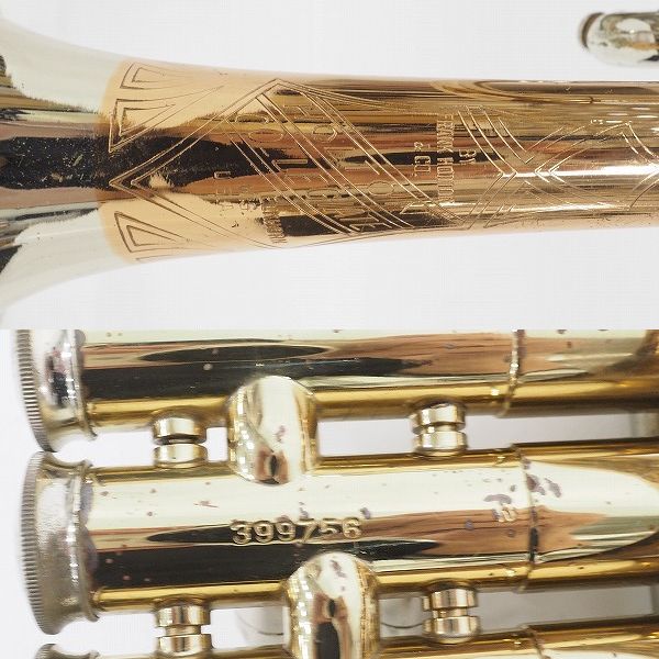 実際に弊社で買取させて頂いた【ジャンク】HOLTON/ホルトン Collegiate トランペット ハードケース付の画像 4枚目