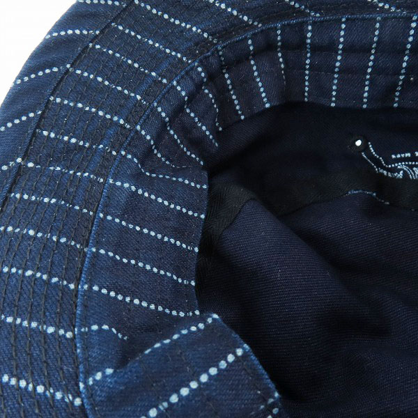 実際に弊社で買取させて頂いたSUGAR CANE/シュガーケーン ウォバッシュストライプ ポークパイハット/帽子  SC02467/7 1/2 の画像 7枚目