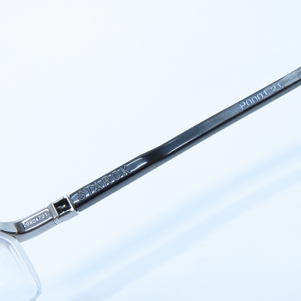 実際に弊社で買取させて頂いたSTARCK EYES×alain mikli/スタルクアイズ × アランミクリ  BIOOP.T15 メガネフレーム P0001.21の画像 4枚目
