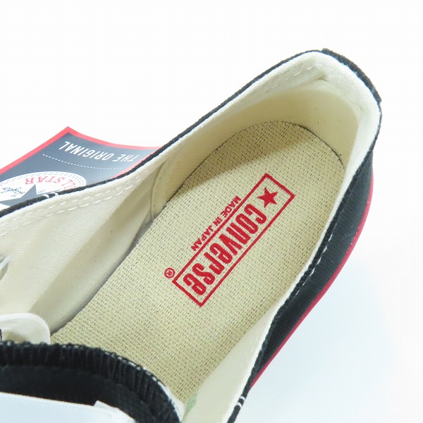 実際に弊社で買取させて頂いた【未使用】CONVERSE/コンバース 日本製 CANVAS AS J OX/キャンバス オールスター/6.5の画像 4枚目