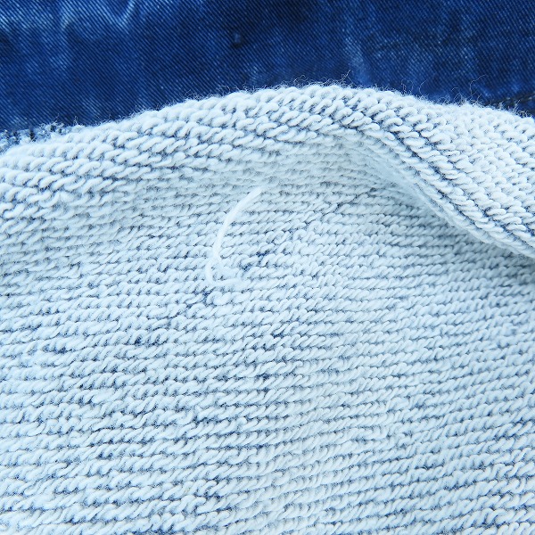 実際に弊社で買取させて頂いた【未使用】BLUE BLUE/ブルーブルー ハーフジップ 長袖 スウェット/Mの画像 6枚目