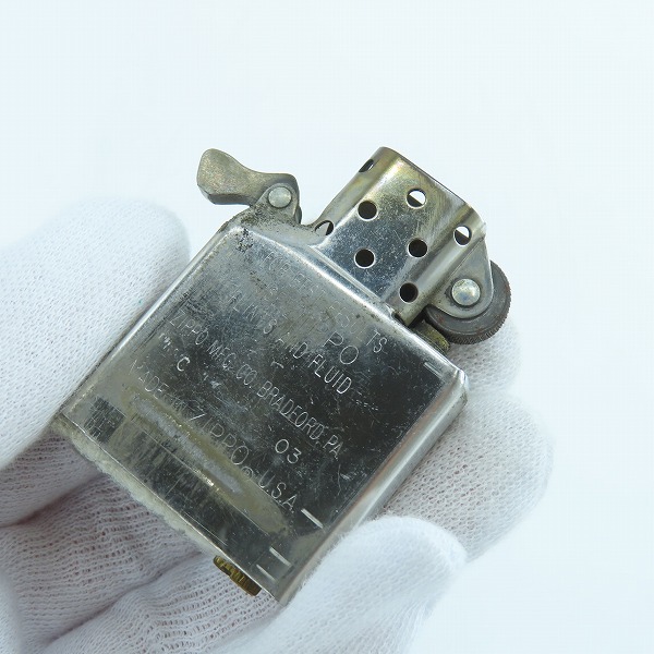 実際に弊社で買取させて頂いたZIPPO/ジッポー HUNTING WORLD/ハンティングワールド 2003年製の画像 5枚目