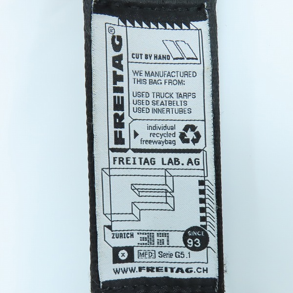 実際に弊社で買取させて頂いたFREITAG/フライターグ MESSENGER CLASSIC/メッセンジャーバッグ/ショルダーバッグの画像 6枚目