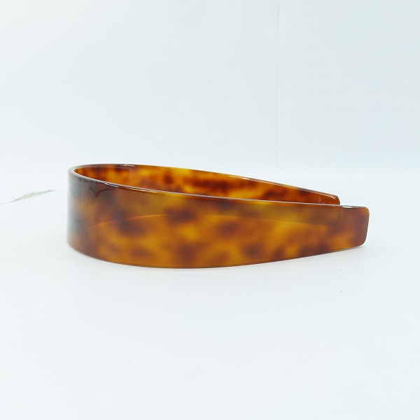 実際に弊社で買取させて頂いたCELINE/セリーヌ べっ甲柄 ロゴ ヘッドバンド カチューシャ M0232の画像 2枚目