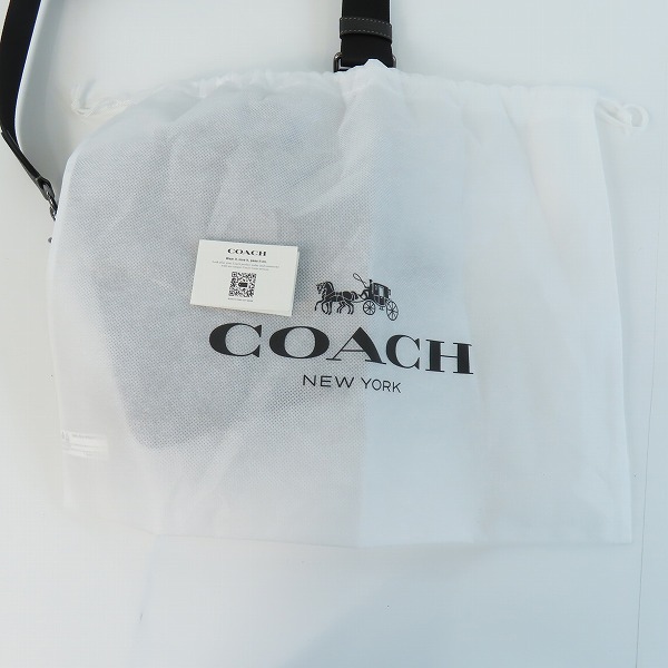 実際に弊社で買取させて頂いたCOACH/コーチ hudson/ハドソン ショルダーバッグ/メンズバッグ ブラックの画像 7枚目