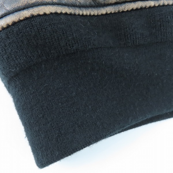 実際に弊社で買取させて頂いたALPHA INDUSTRIES/アルファ インダストリーズ MA-1 シープレザージャケット/ TA1632-082/XLの画像 7枚目