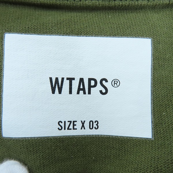 実際に弊社で買取させて頂いたWTAPS/ダブルタップス 24SS OBJ 04/SS/COTTON.FUKU Tシャツ 241ATDT-CSM28/03の画像 2枚目