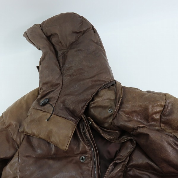 実際に弊社で買取させて頂いたglamb/グラム ラムレザー ダウンジャケット/2の画像 5枚目