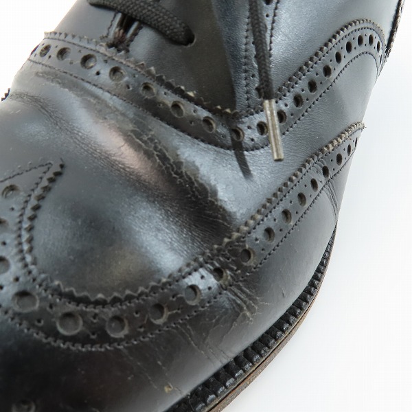 実際に弊社で買取させて頂いたChurch's/チャーチ ウィングチップ レザーシューズ 3645/80の画像 6枚目