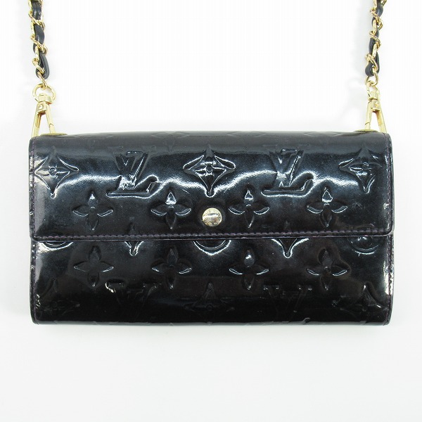 実際に弊社で買取させて頂いたLOUIS VUITTON/ルイヴィトン ヴェルニ モノグラム チェーン ウォレット財布