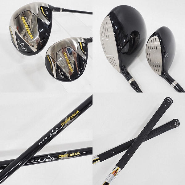 実際に弊社で買取させて頂いたCallaway/キャロウェイ WARBIRD/ウォーバード メンズ ゴルフクラブ 10本セット FLEX：R キャディバッグ付きの画像 1枚目