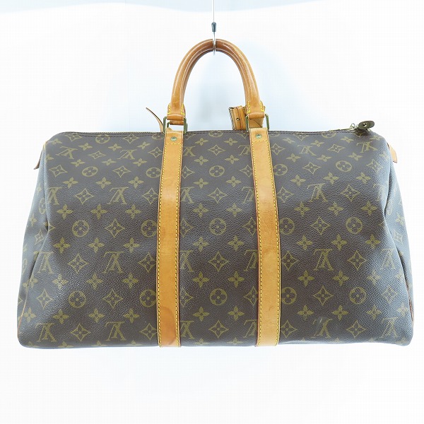 実際に弊社で買取させて頂いたLOUIS VUITTON/ルイヴィトン モノグラム キーポル45 ボストンバッグ M41428の画像 1枚目