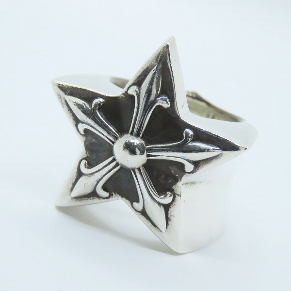 実際に弊社で買取させて頂いたCHROME HEARTS/クロムハーツ LARGE STAR RING/ラージスターリング/26-26.5号