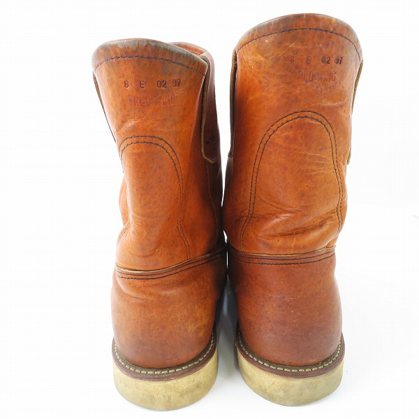 実際に弊社で買取させて頂いたRED WING/レッドウィング 90年代 ペコスブーツ 旧犬タグ 866 /8Eの画像 1枚目