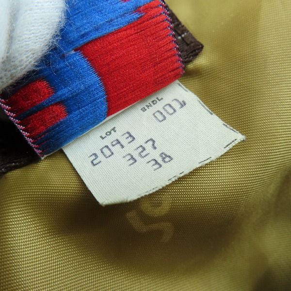 実際に弊社で買取させて頂いた【難有】Schott/ショット スエード ボンバージャケット/ブルゾン/38の画像 3枚目