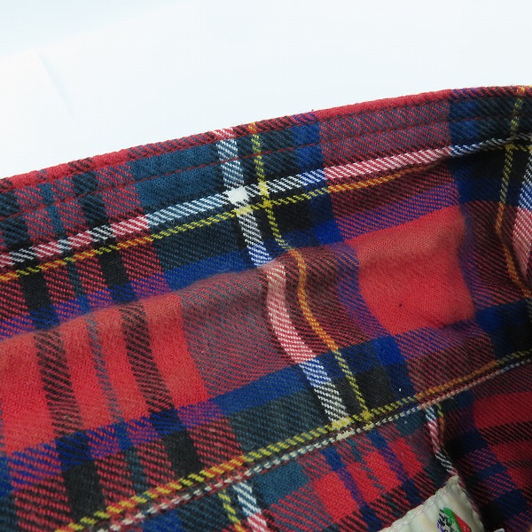 実際に弊社で買取させて頂いたHYSTERIC GLAMOUR/ヒステリックグラマー バックプリント 長袖ネルシャツ 02173AH02/Mの画像 6枚目