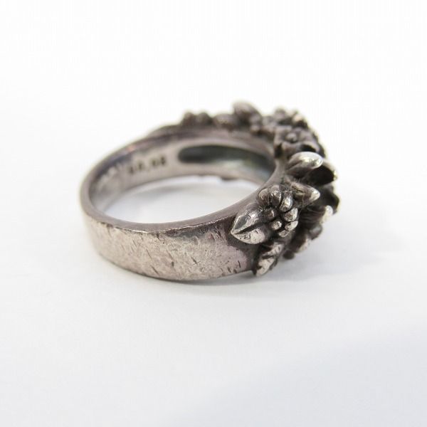 実際に弊社で買取させて頂いたKONRON/コンロン フラワーバタフライリング/9号の画像 4枚目