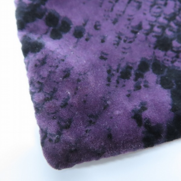 実際に弊社で買取させて頂いたWACKO MARIA×PORTER/ワコマリア×ポーター パイソン柄 巾着バッグの画像 8枚目