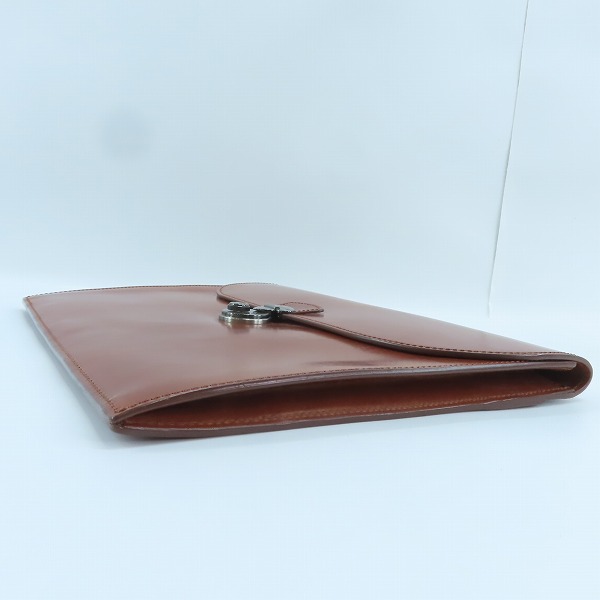 実際に弊社で買取させて頂いたCOCOMEISTER/ココマイスター ビジネスバック ブライドルロイヤルクラッチ 本革の画像 2枚目