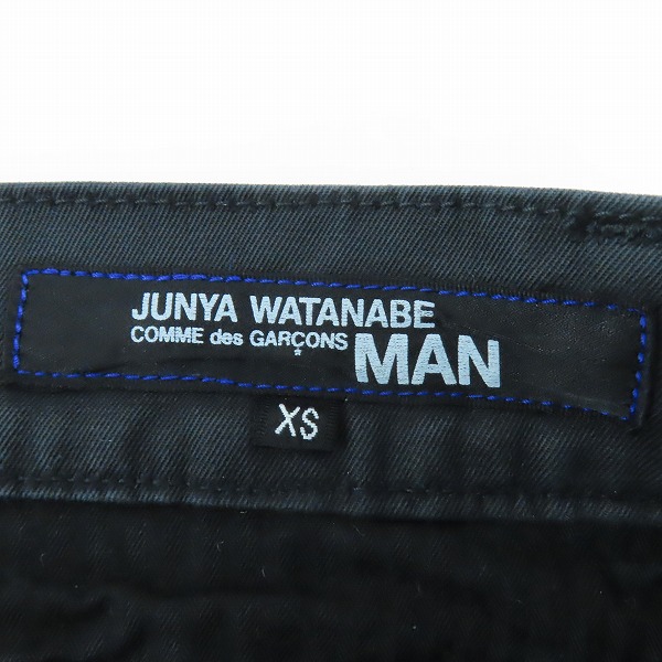 実際に弊社で買取させて頂いたJUNYA WATANABE COMME des GARCONS MAN/ジュンヤワタナベコムデギャルソンマン デニムパンツ WE-P033/AD2019/XSの画像 2枚目