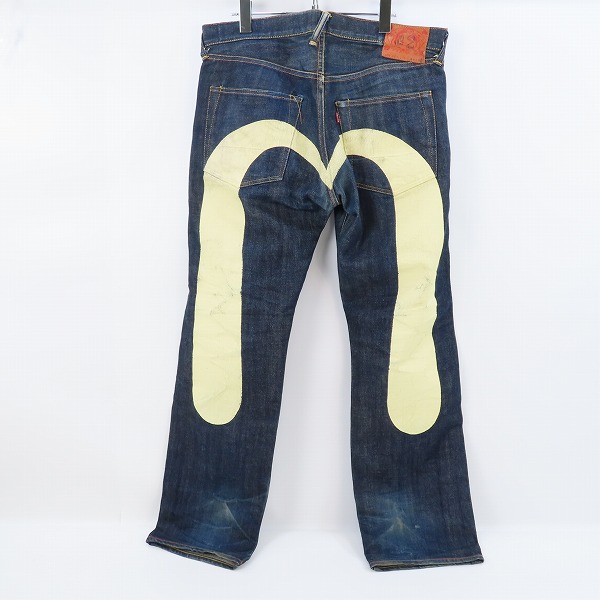 実際に弊社で買取させて頂いたEVISU/エヴィス No2 Lot.2000 カモメ プリント ボタンフライ デニムパンツ/34の画像 1枚目