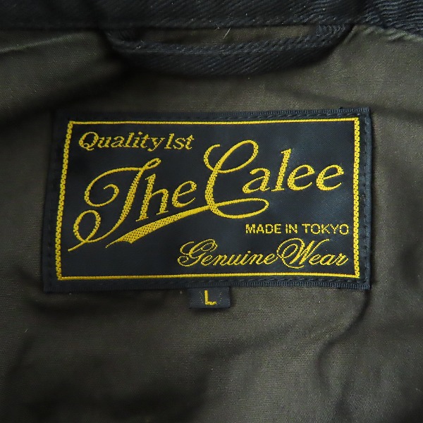 実際に弊社で買取させて頂いたCALEE/キャリー ジップアップ シャツ/ジャケット/Lの画像 2枚目