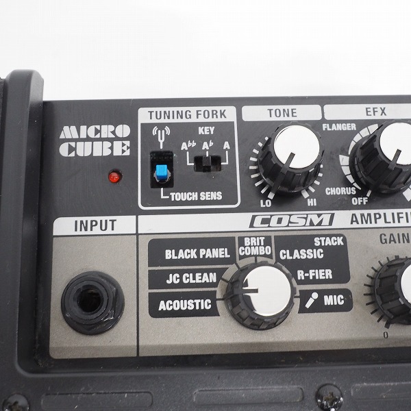 実際に弊社で買取させて頂いたRoland/ローランド MICRO CUBE マイクロキューブ ギターコンボアンプ ACアダプター付【動作確認済】の画像 3枚目