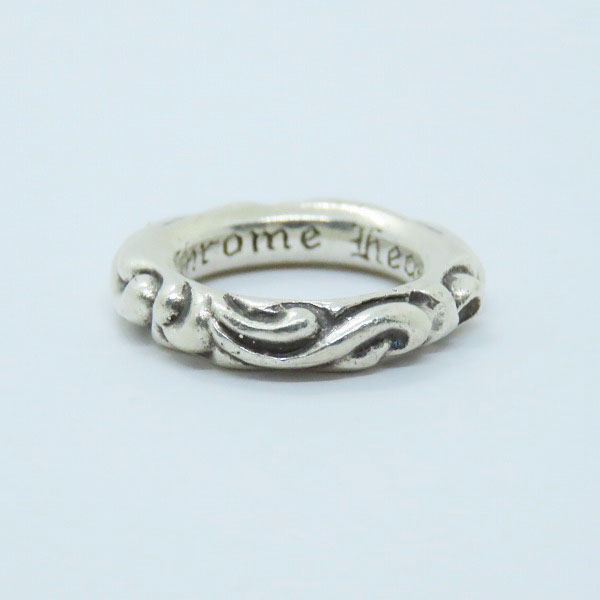実際に弊社で買取させて頂いたCHROME HEARTS/クロムハーツ スクロールバンドリング 9号の画像 1枚目
