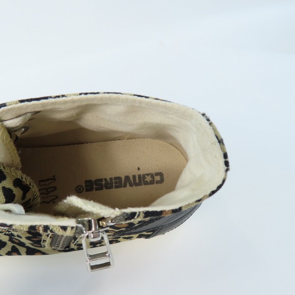 実際に弊社で買取させて頂いたCONVERSE/コンバース ALL STAR BS LD Z HI サイドジップハーカットスニーカー 1CL617/25の画像 4枚目