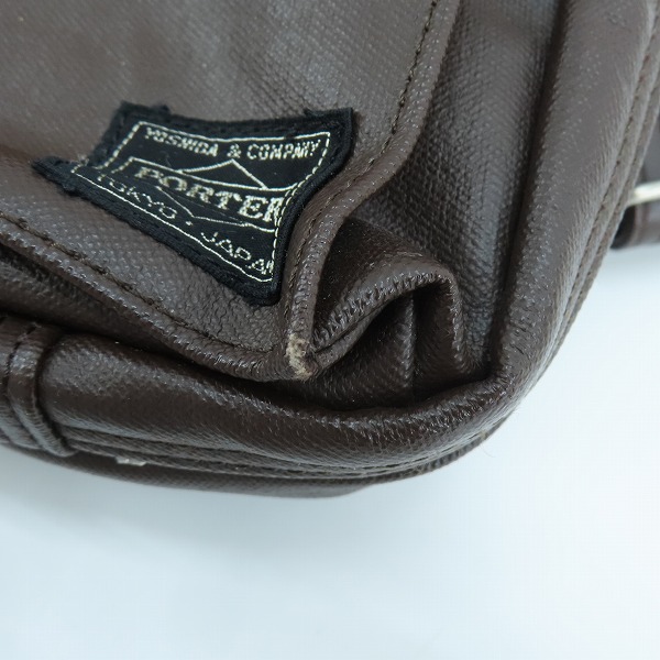 実際に弊社で買取させて頂いたPORTER/ポーター FREE STYLE/フリースタイル SHOULDER BAG/ショルダーバッグ ブラウン 707-08212の画像 5枚目
