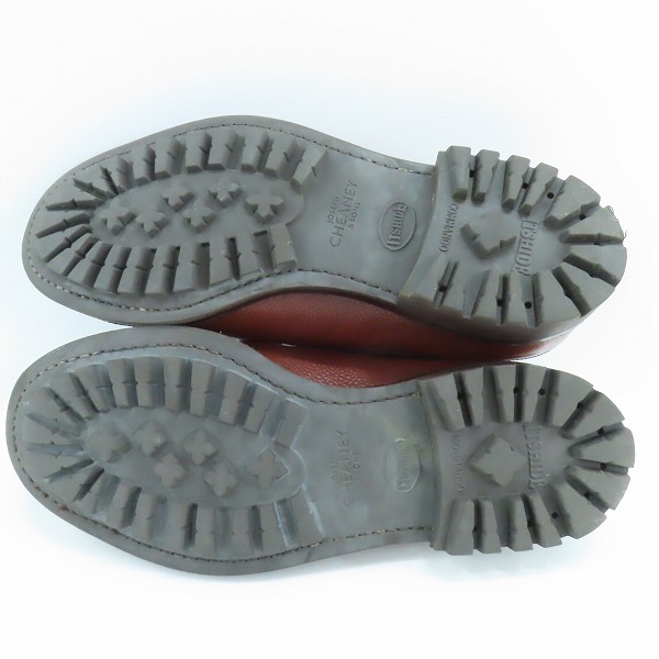 実際に弊社で買取させて頂いたJOSEPH CHEANEY＆SONS/ジョセフチーニー CAIRNGORM II C/ケンゴン2 オックスフォード キャップトゥ レザーシューズ U033118/8.5の画像 2枚目