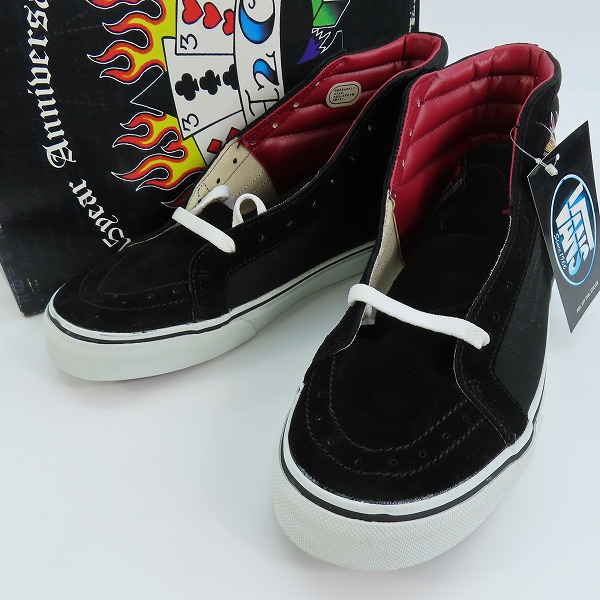 実際に弊社で買取させて頂いた【未使用】VANS/バンズ V38CL RETORP SK8-HI/スケートハイ ハイカットスニーカー 485951-0001/26.5