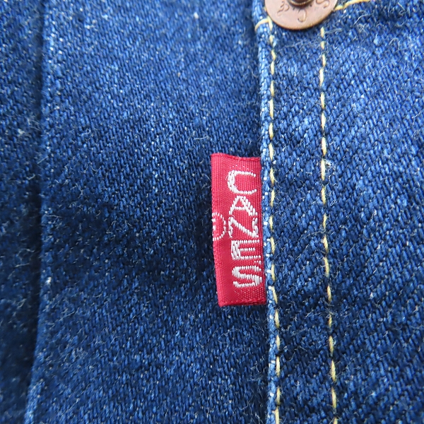 実際に弊社で買取させて頂いたSUGAR CANE/シュガーケーン TOYO 東洋エンタープライズ 1ST デニムジャケット/Gジャン 刺繍 の画像 7枚目