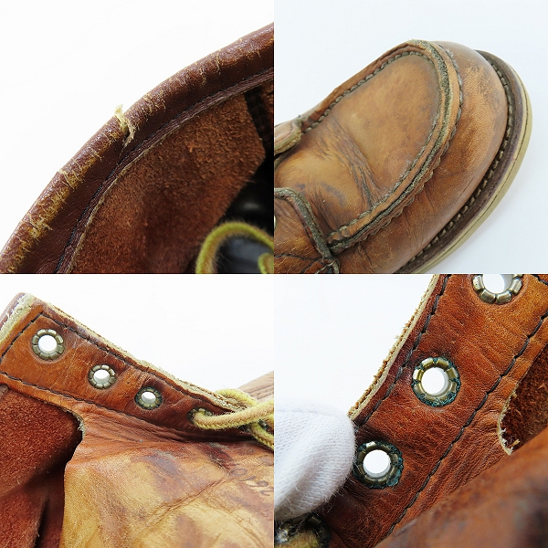 実際に弊社で買取させて頂いたRED WING/レッドウィング 半円犬タグ 875 アイリッシュセッター/7.5Eの画像 9枚目