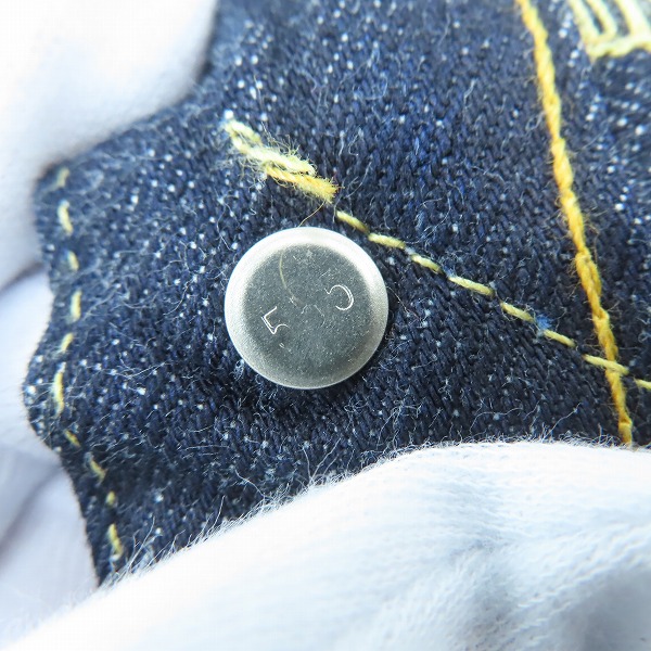 実際に弊社で買取させて頂いたLEVIS/リーバイス 501XX 刻印555 復刻 米国製 98年製 デニムパンツ 501-0003/W34L40の画像 5枚目