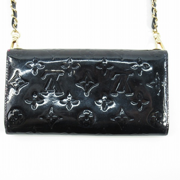 実際に弊社で買取させて頂いたLOUIS VUITTON/ルイヴィトン ヴェルニ モノグラム チェーン ウォレット財布の画像 1枚目