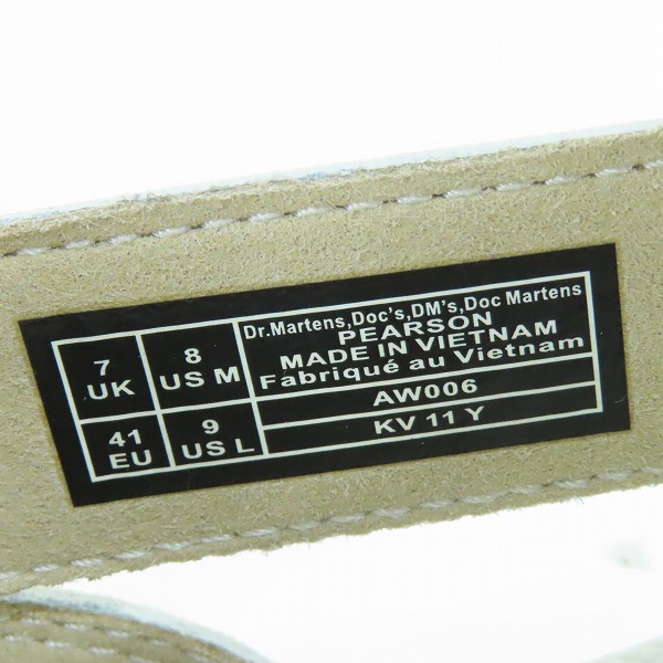 実際に弊社で買取させて頂いたDr.Martens/ドクターマーチン PEARSON/ペアソン サンダル UK7の画像 5枚目