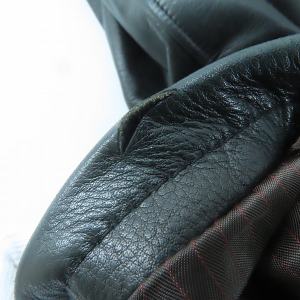 実際に弊社で買取させて頂いたRUDE GALLERY BLACK REBEL/ルードギャラリーブラックレーベル レザー テーラード ジャケット/Sの画像 6枚目