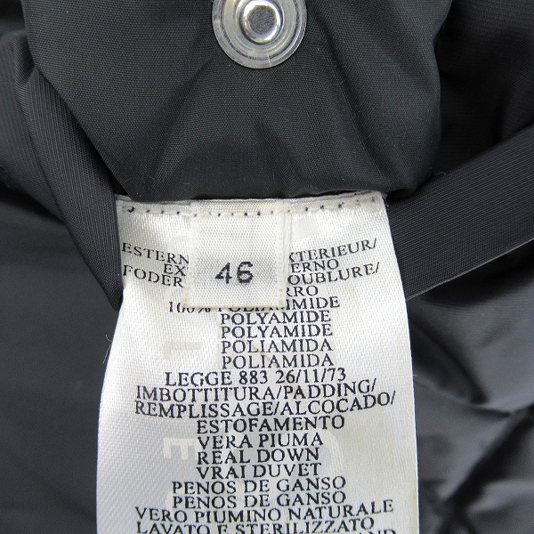 実際に弊社で買取させて頂いたVERSACE COLLECTION/ヴェルサーチ コレクション ダウンジャケット/46の画像 3枚目