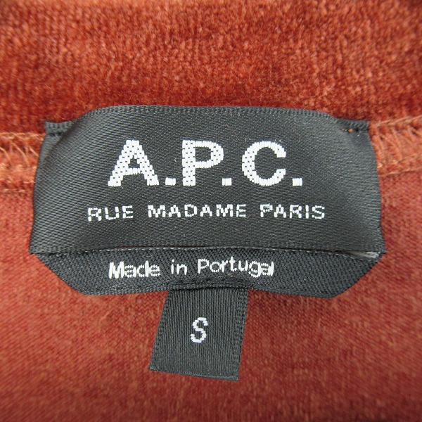 実際に弊社で買取させて頂いたA.P.C. /アーペーセー 長袖カットソー/Sの画像 2枚目