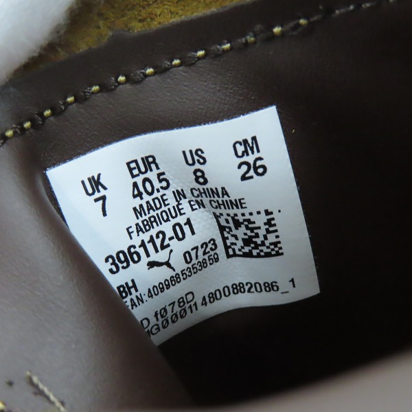 実際に弊社で買取させて頂いたPUMA x NOAH/プーマ × ノア  Suede Classic V/スエード クラシック スニーカー 396112-01/26の画像 5枚目