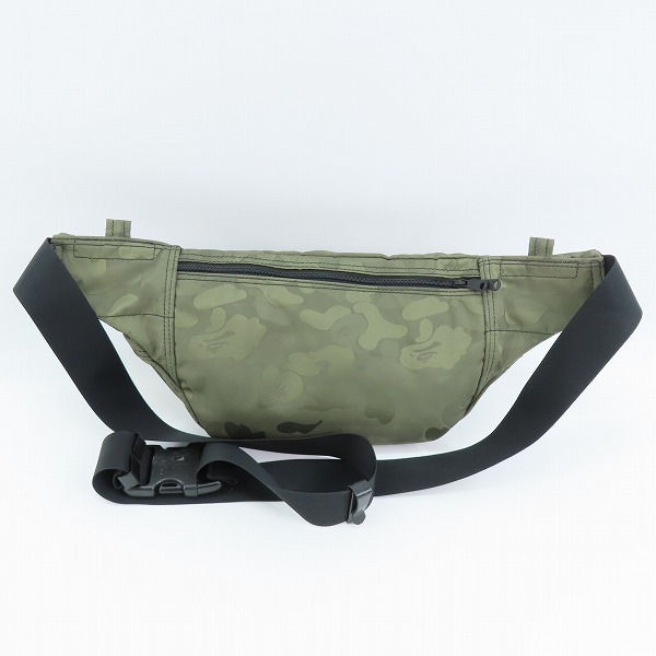 実際に弊社で買取させて頂いたPORTER×A BATHING APE/ポーター×アベイシングエイプ CAMO WAIST POUCH ウエストポーチ/バッグの画像 1枚目