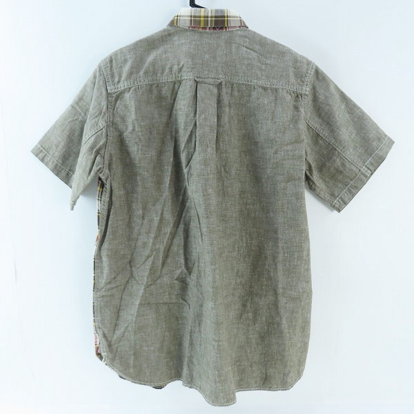 実際に弊社で買取させて頂いたeYe JUNYA WATANABE MAN/アイジュンヤ ワタナベマン AD2016 チェック 半袖シャツ WS-B903/Mの画像 1枚目