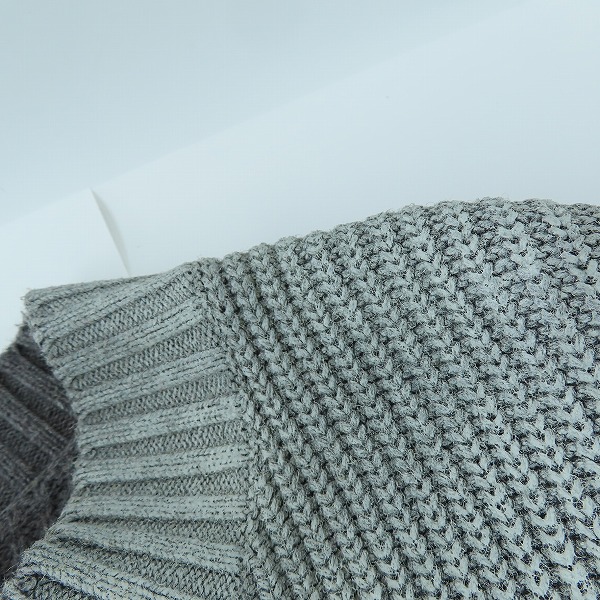 実際に弊社で買取させて頂いたThe Viridi-anne/ザ ヴィリジアン 21-22AW 顔料吹き付け カシミヤ混 プルオーバーニット VI-3401-07/1の画像 6枚目